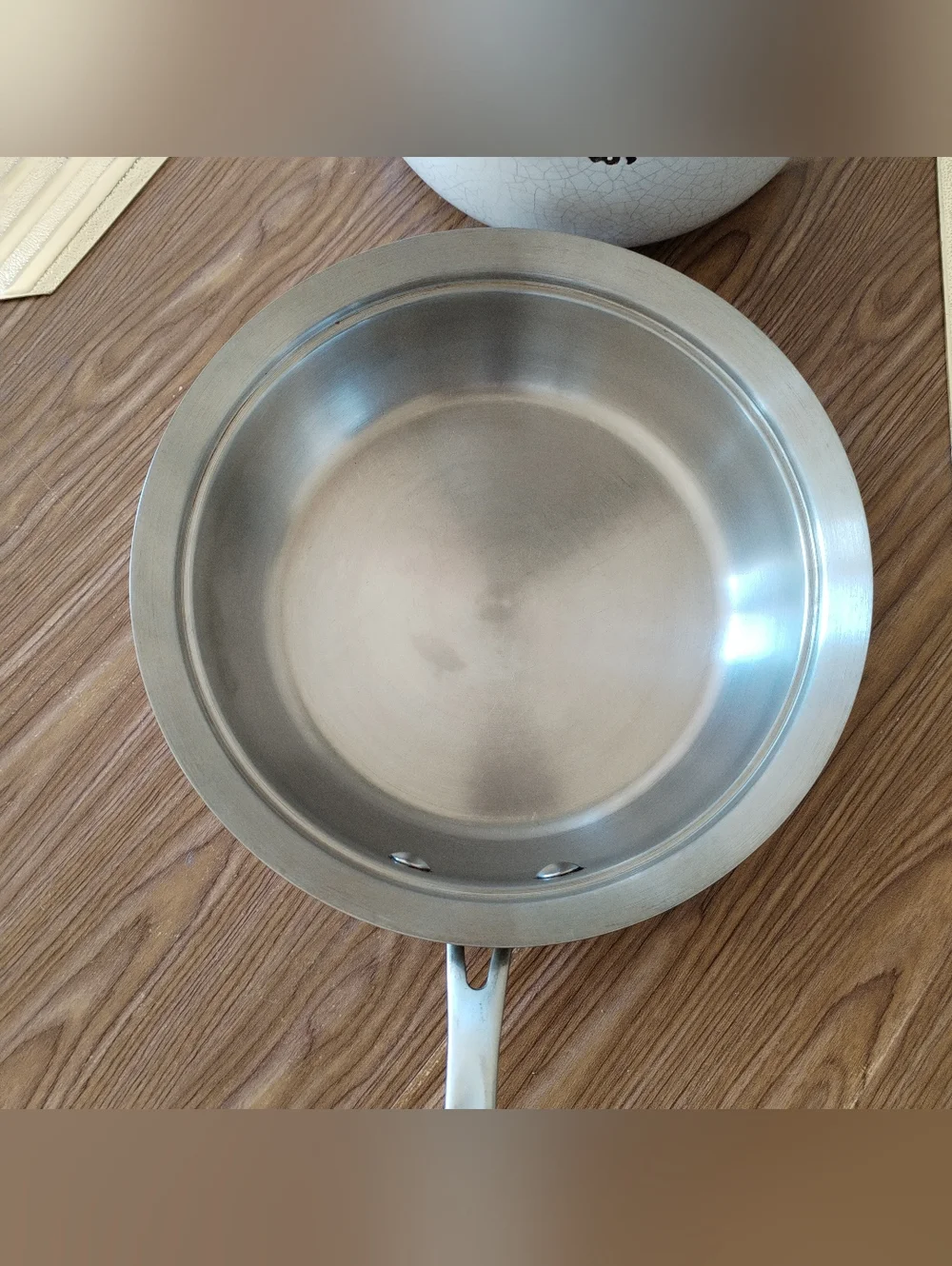 Stainless Steel Frying Pan - copper bottom saute pan ,